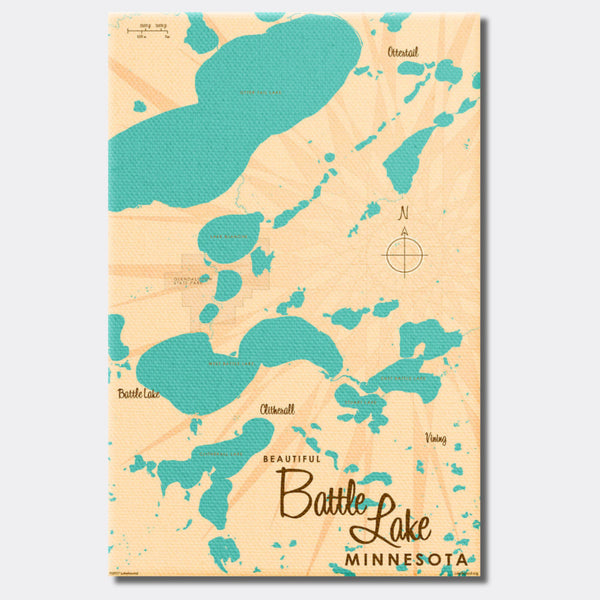 Battle Lake Minnesota, Canvas Print