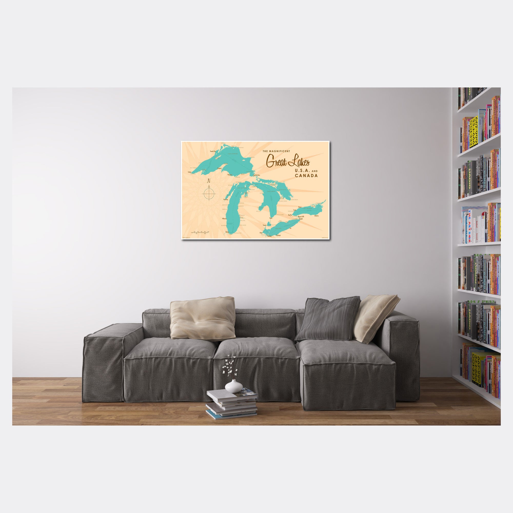Great Lakes, Paper Print