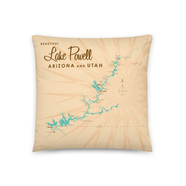 Lake Powell Utah Arizona Pillow