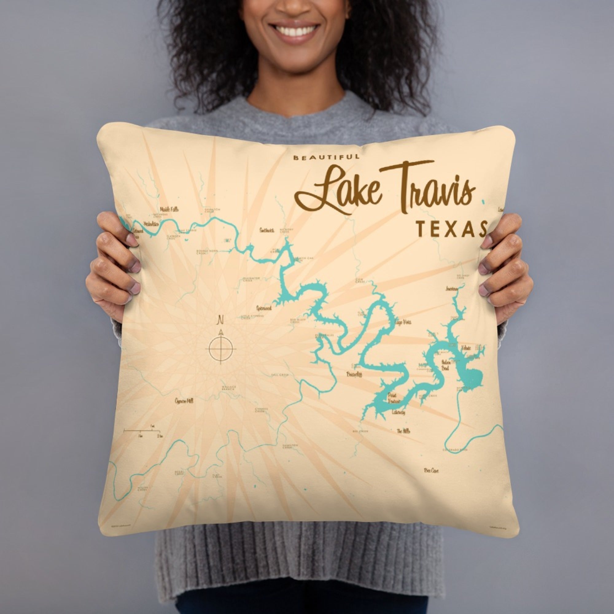 Lake Travis Texas Pillow