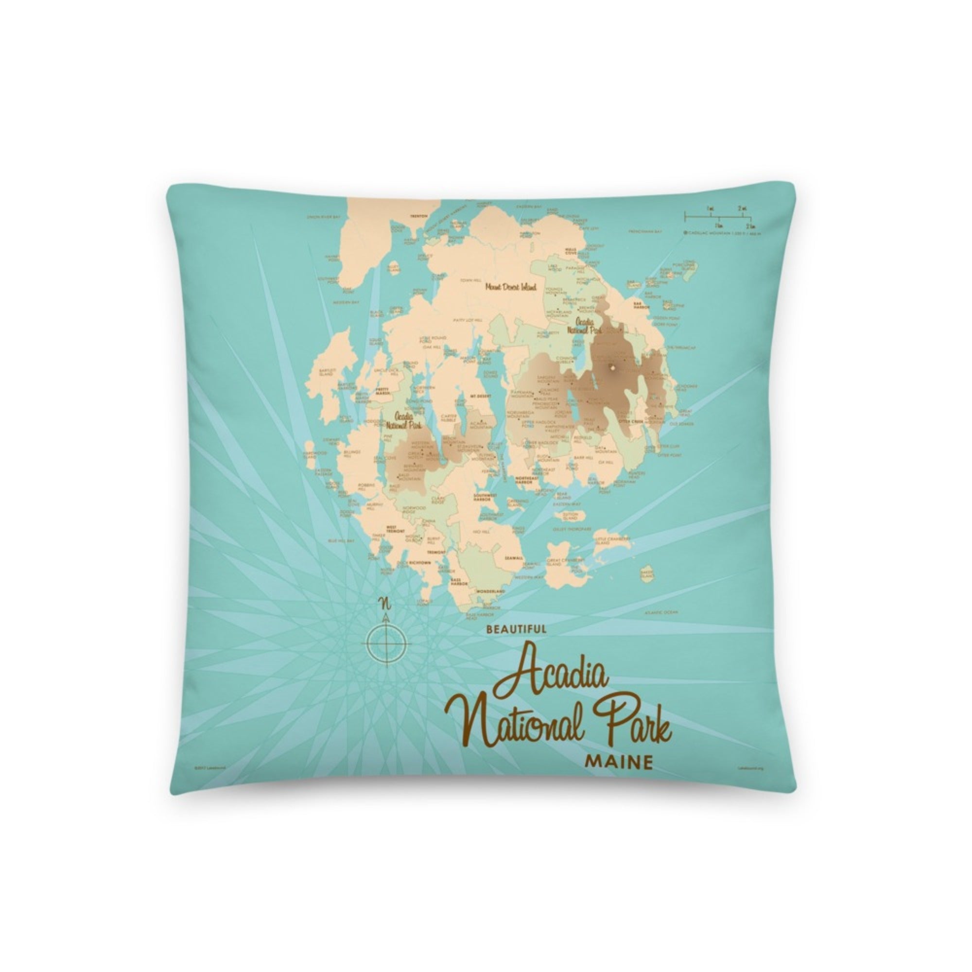 Acadia National Park Maine Pillow