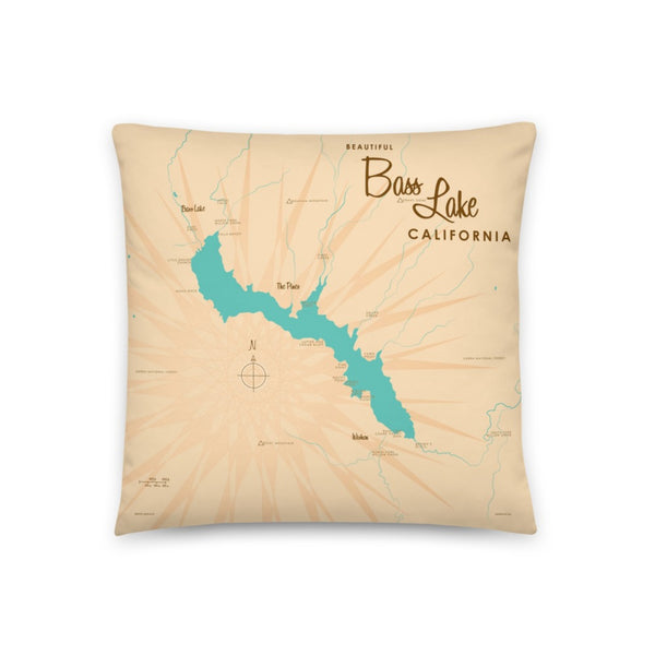 Bass Lake California Pillow
