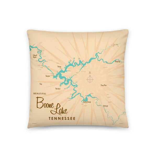 Boone Lake Tennessee Pillow
