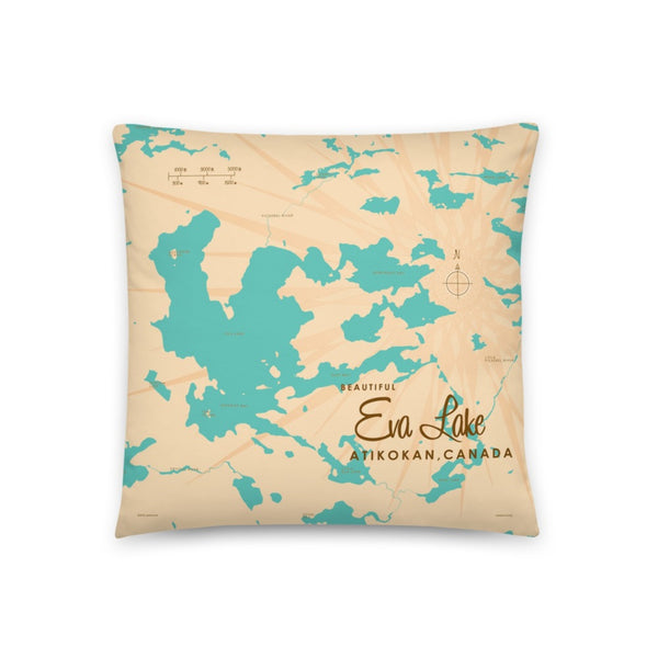 Eva Lake Ontario Canada Pillow