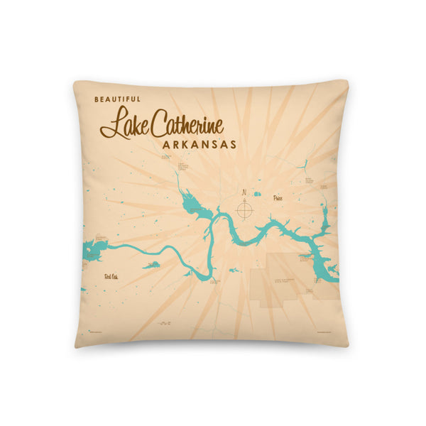 Lake Catherine Arkansas Pillow