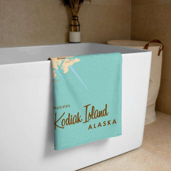 Kodiak Island Alaska Beach Towel