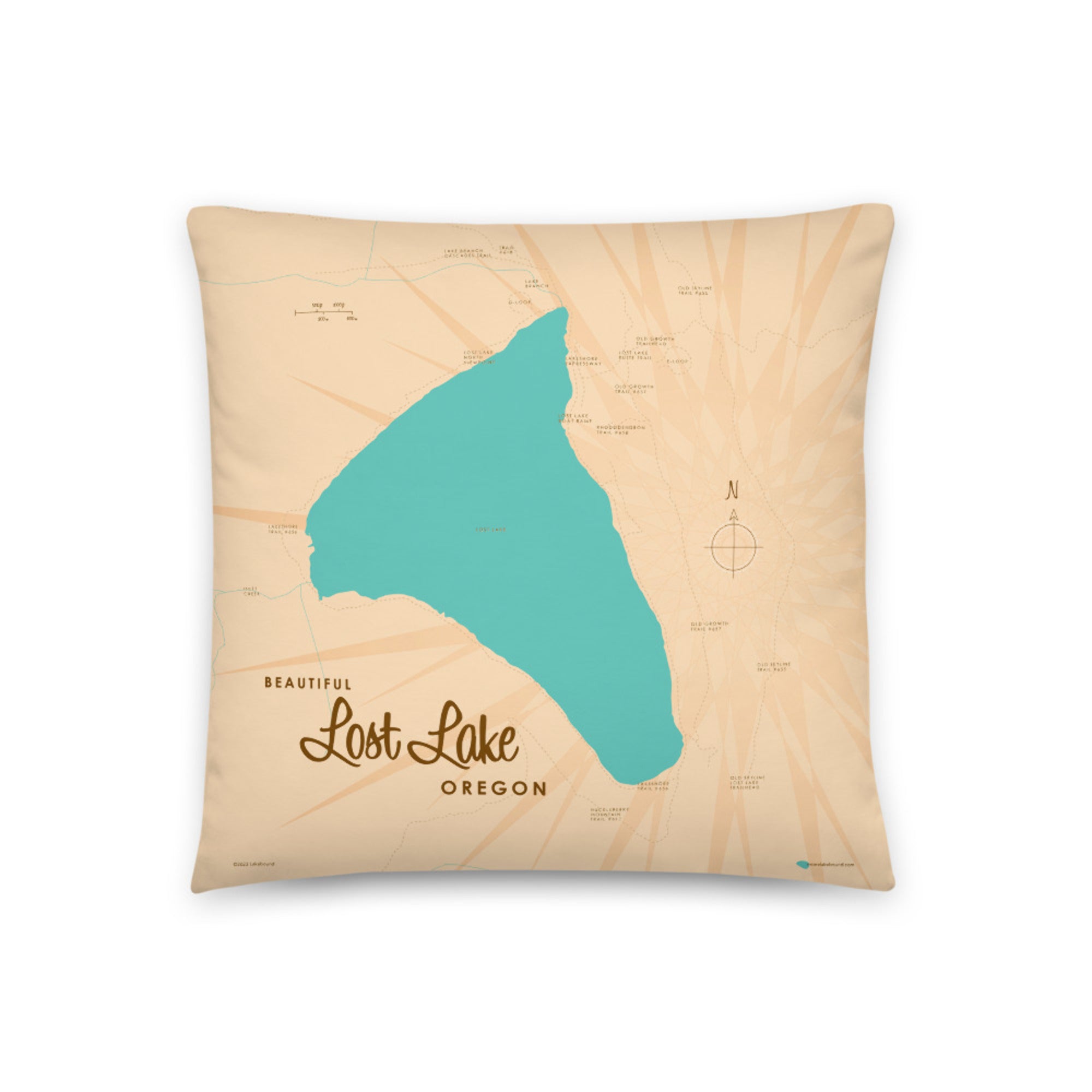 Lost Lake Oregon Pillow