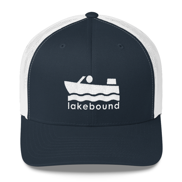 Lakebound Motorboat Trucker Hat