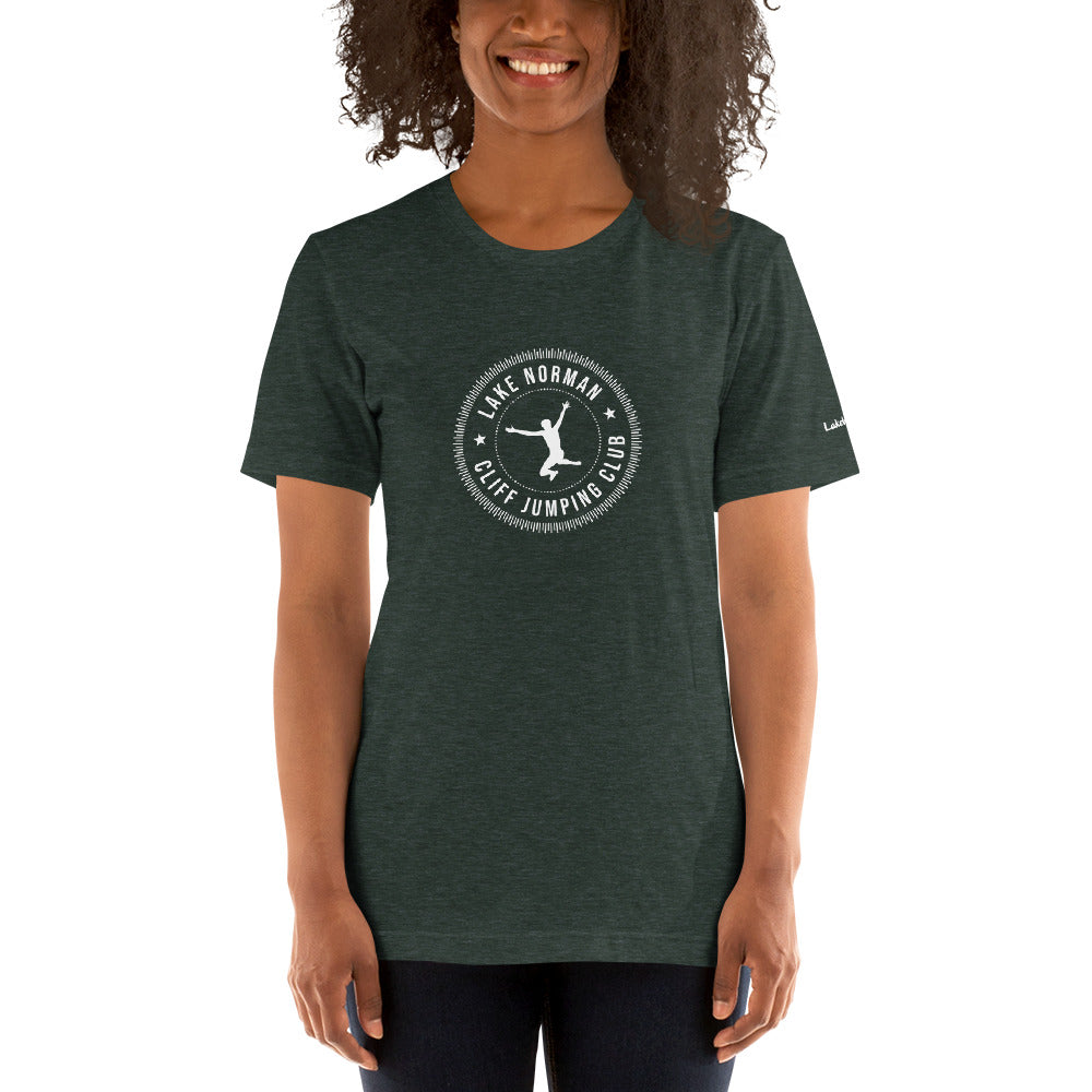 Personalized Lake Cliff Jumping Tee (Your Lake Here!)