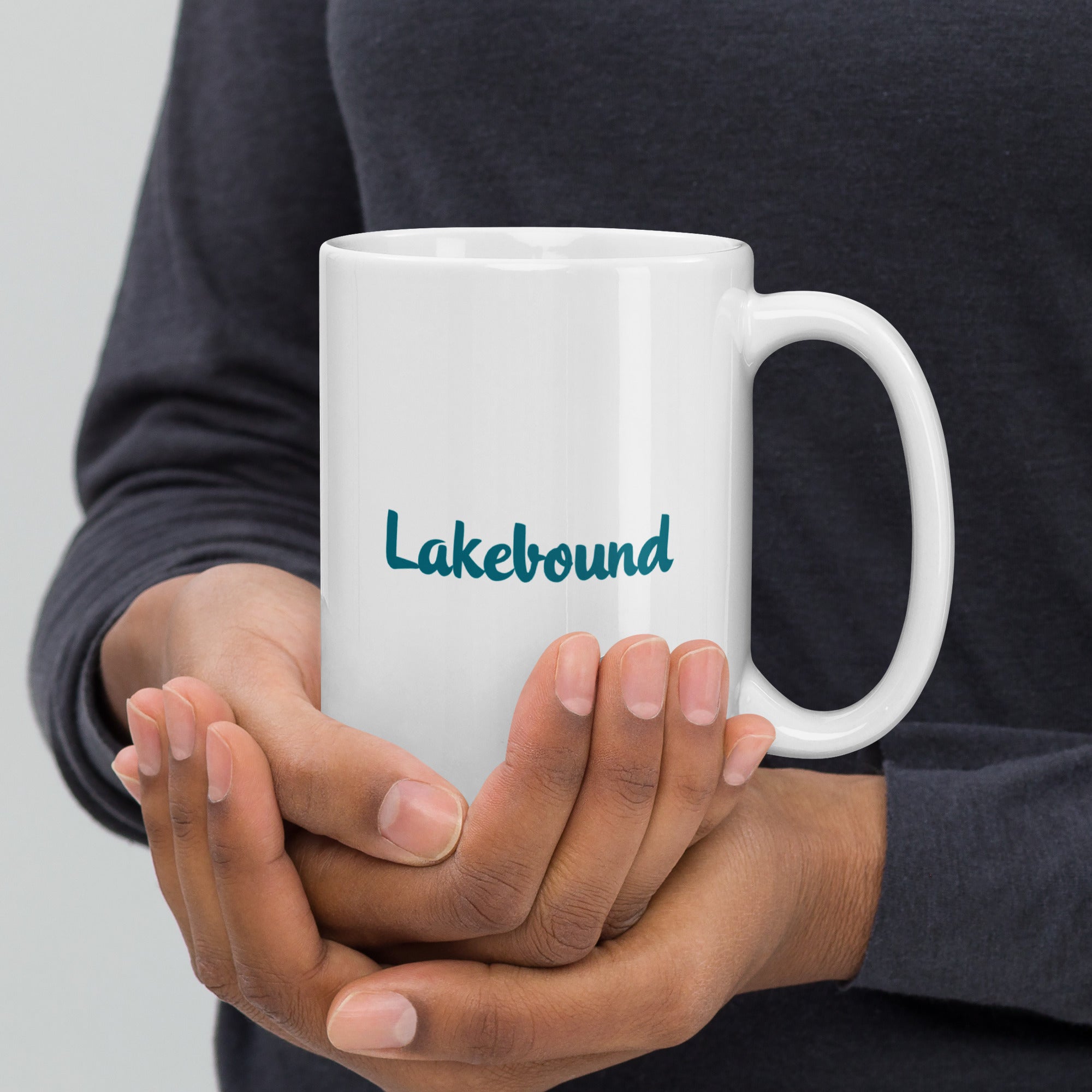 Personalized Cliff Jumping Coffee Mug (Your Lake Here!)