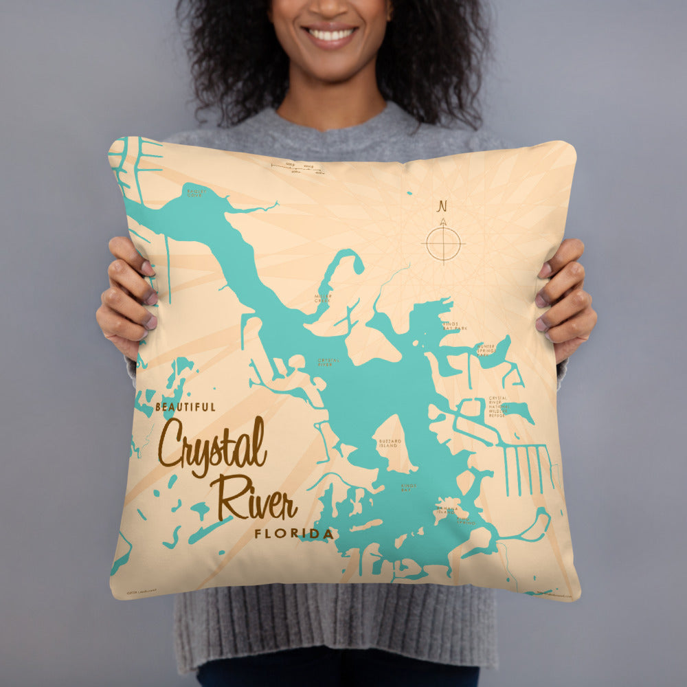 Crystal Lake Florida Pillow