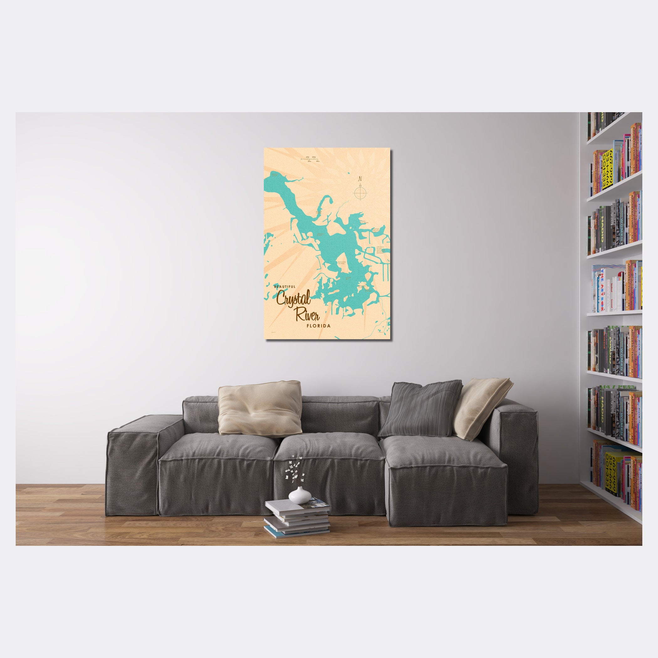 Crystal Lake Florida, Canvas Print