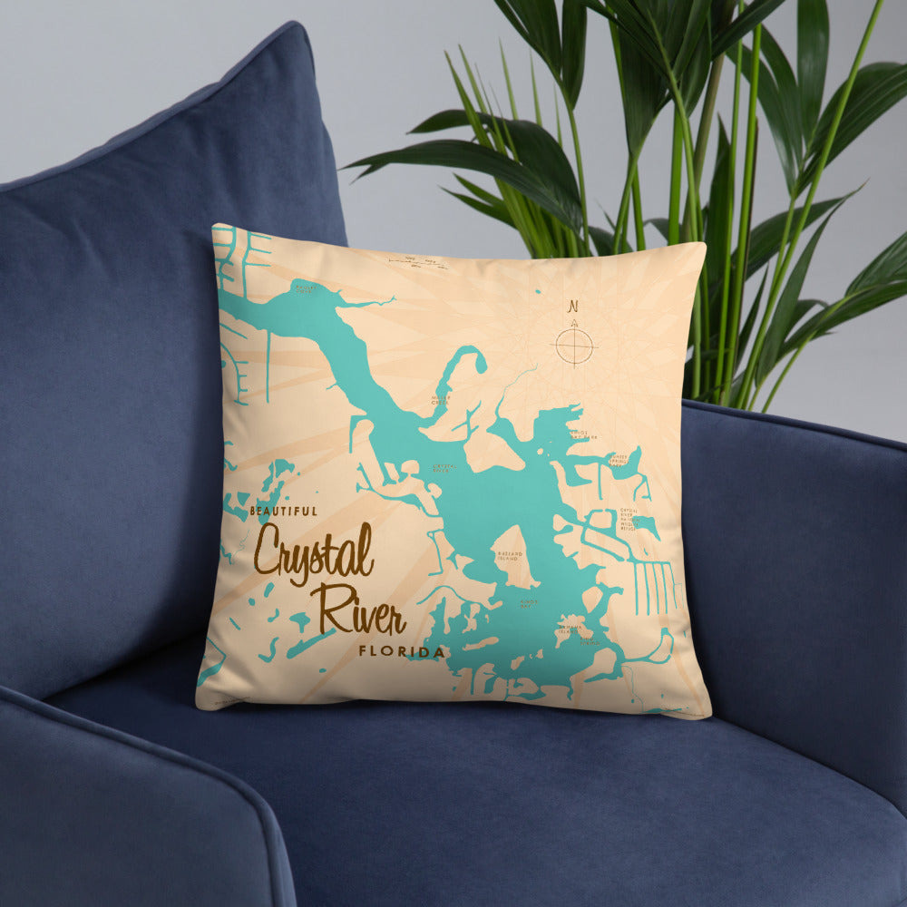 Crystal Lake Florida Pillow
