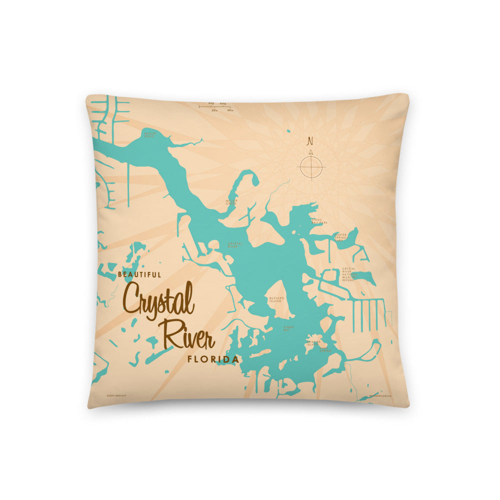 Crystal Lake Florida Pillow