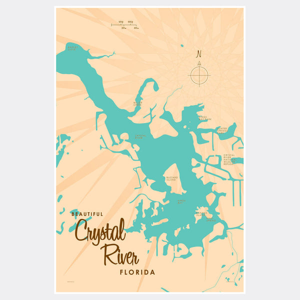 Crystal Lake Florida, Paper Print