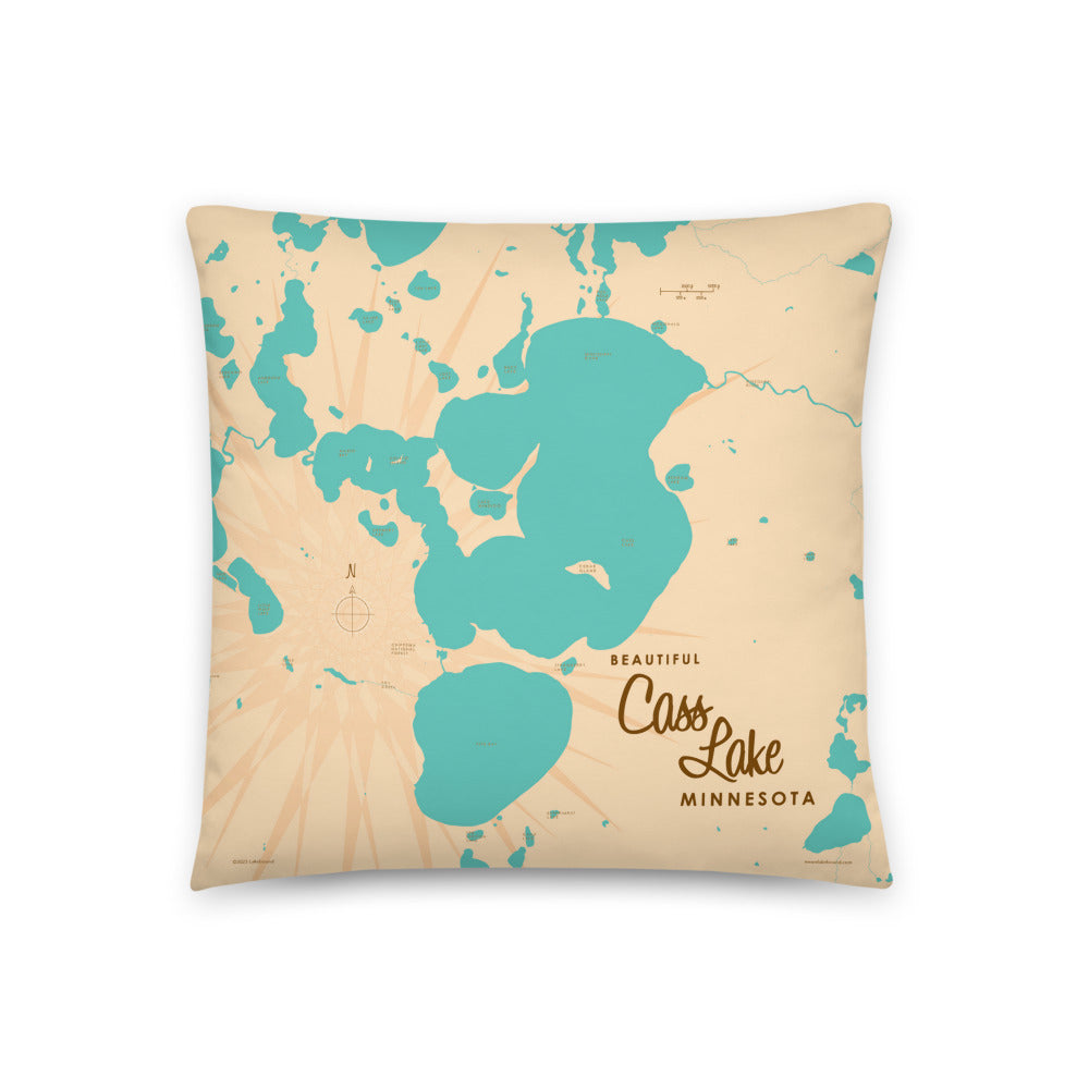 Cass Lake Minnesota Pillow
