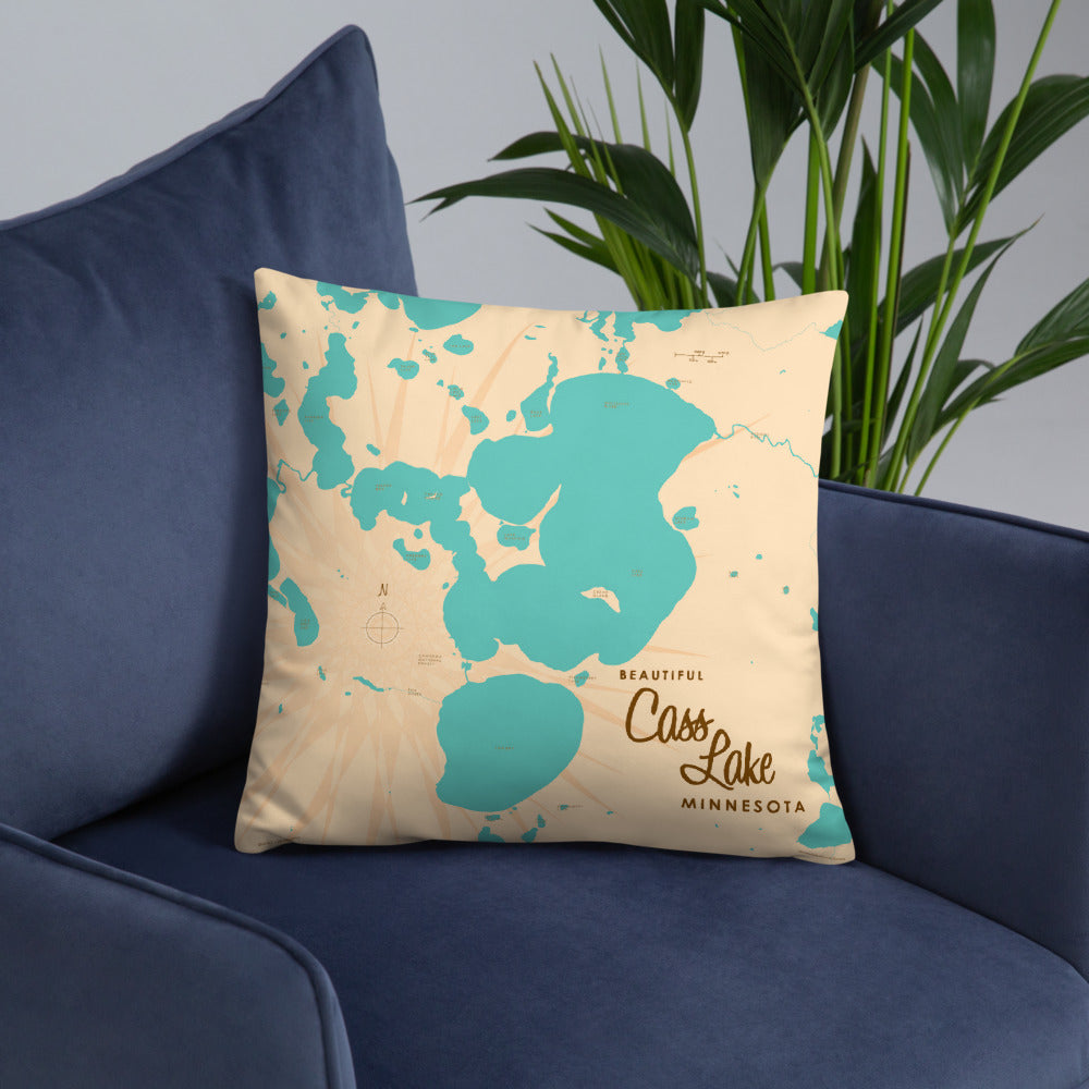 Cass Lake Minnesota Pillow
