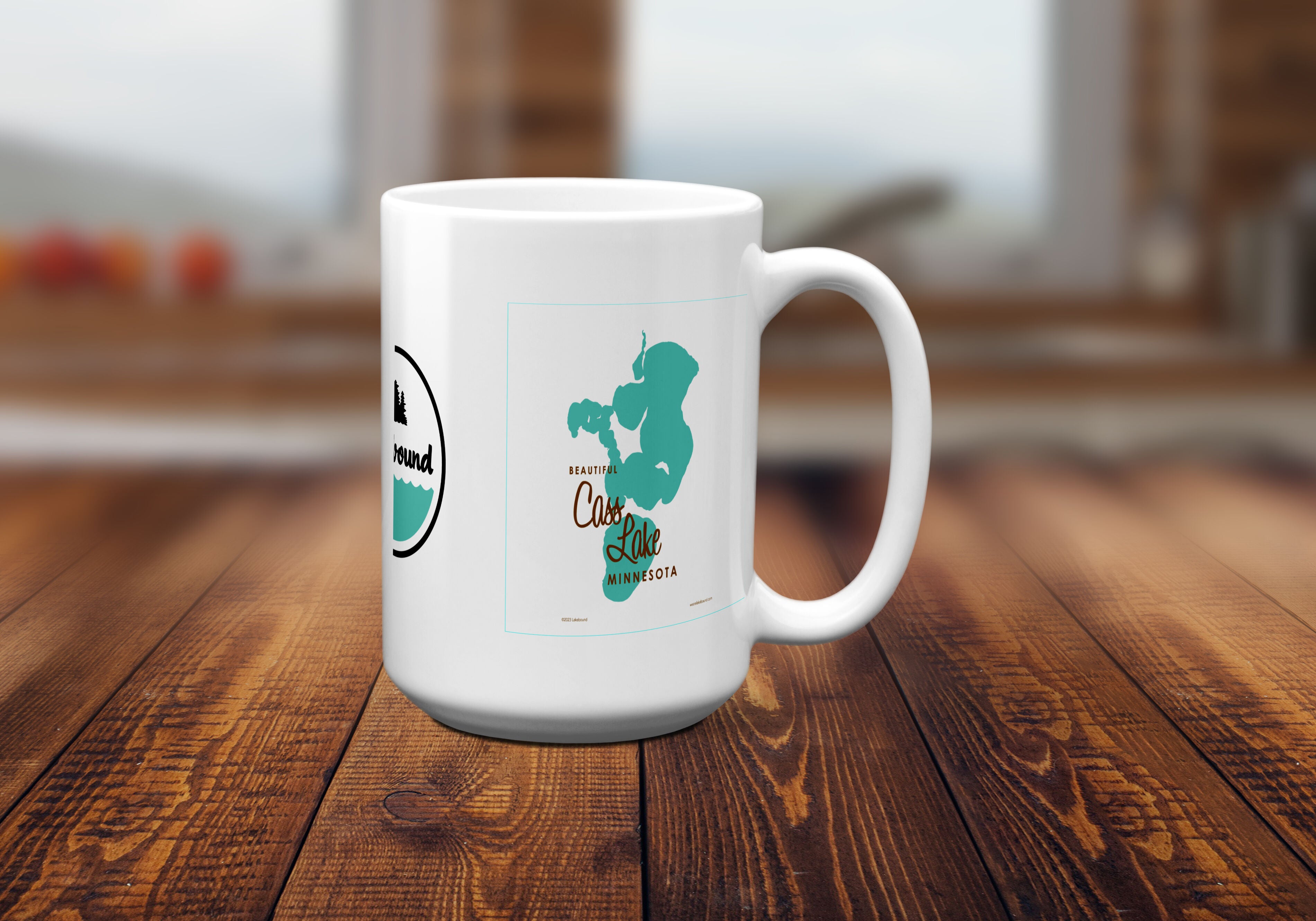 Cass Lake Minnesota, 15oz Mug