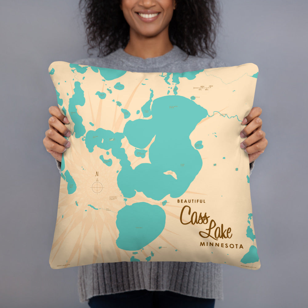 Cass Lake Minnesota Pillow