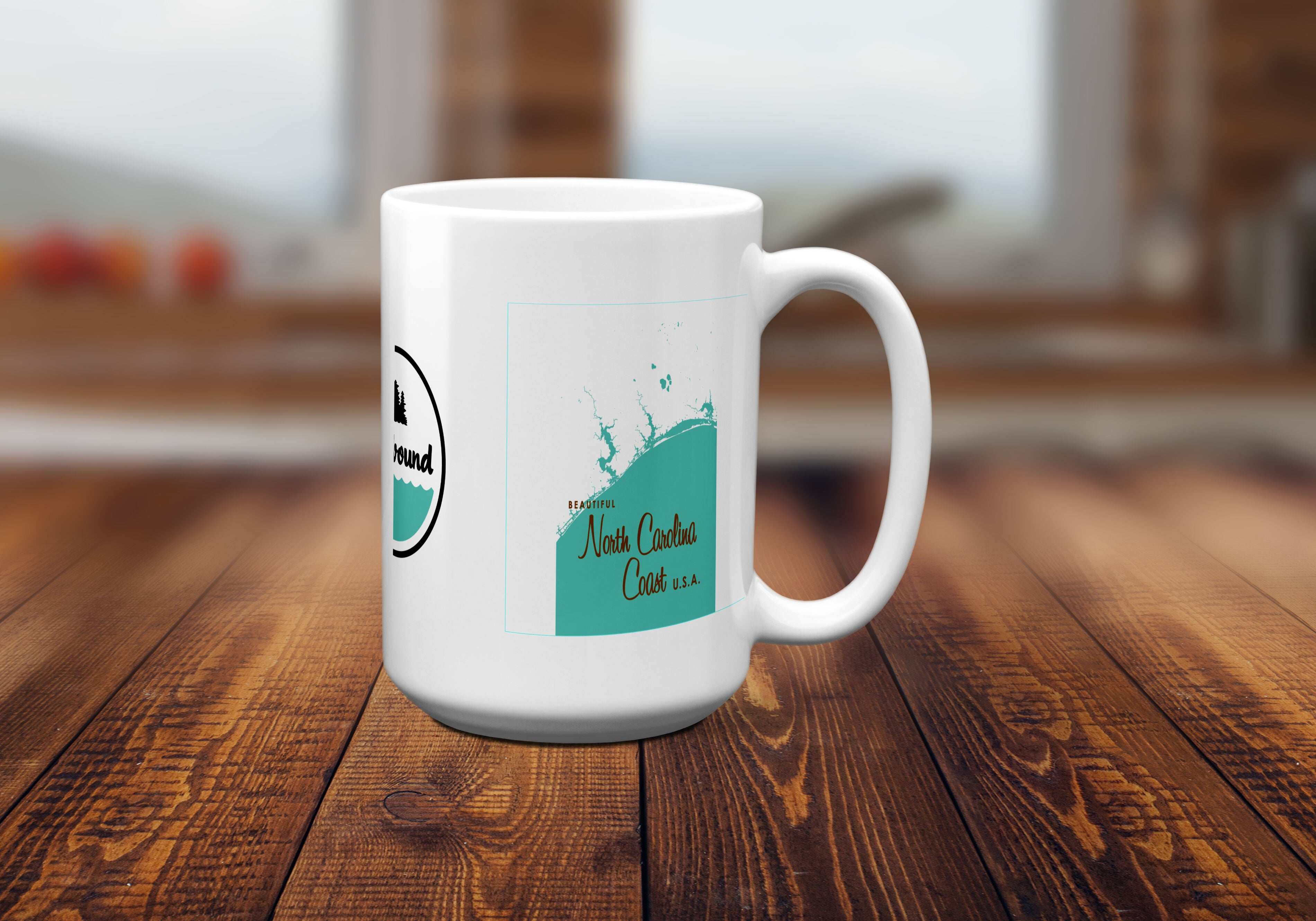North Carolina Coast North Carolina, 15oz Mug