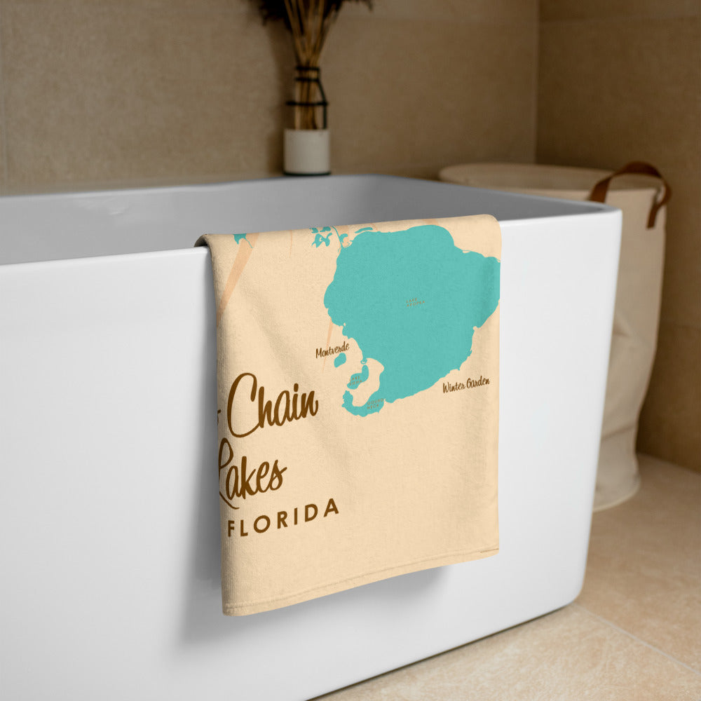 Harris Chain of Lakes Florida Beach Towel