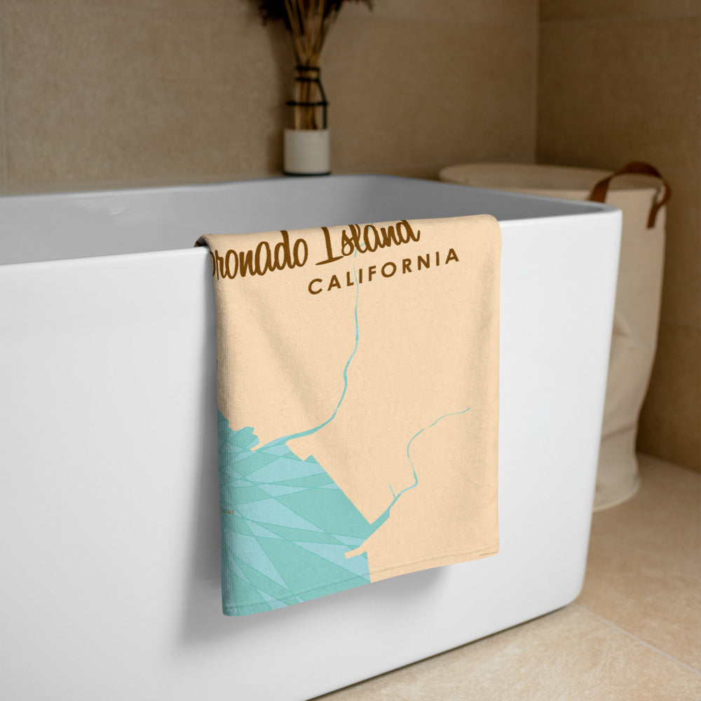 Coronado Island California Beach Towel