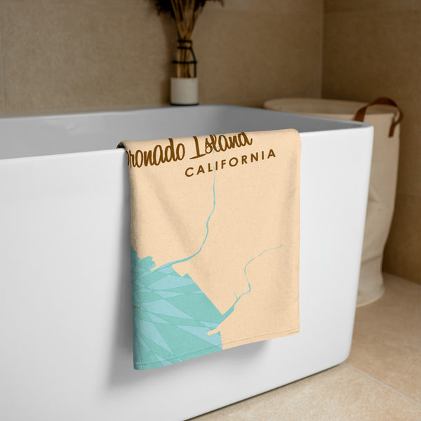 Coronado Island California Beach Towel
