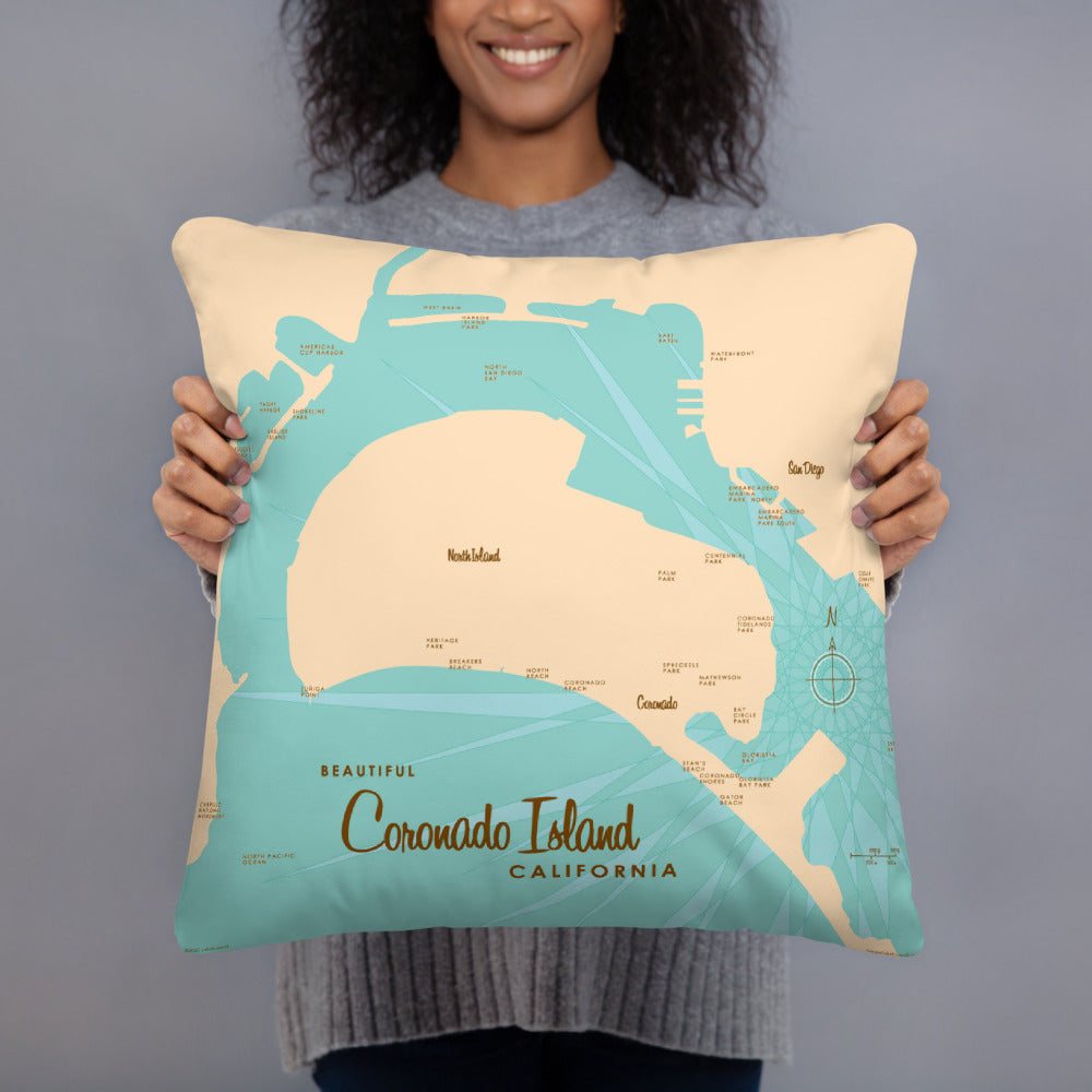 Coronado Island California Pillow
