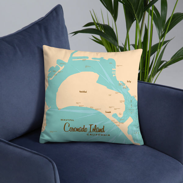 Coronado Island California Pillow