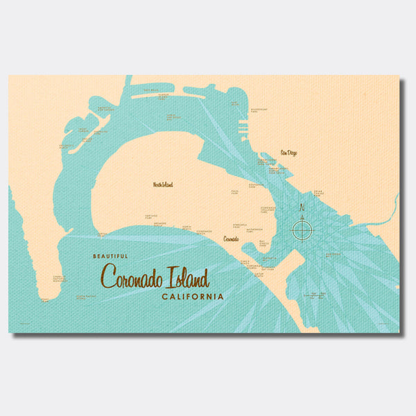 Coronado Island California, Canvas Print