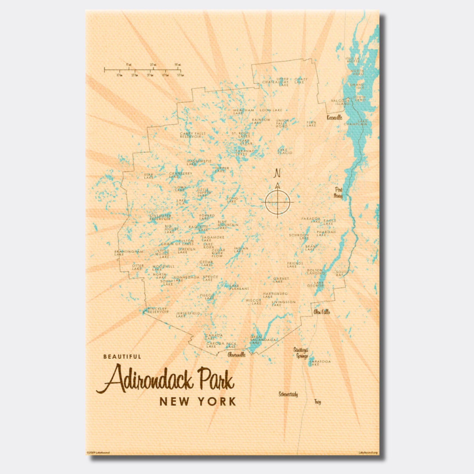 Adirondack Park New York, Canvas Print