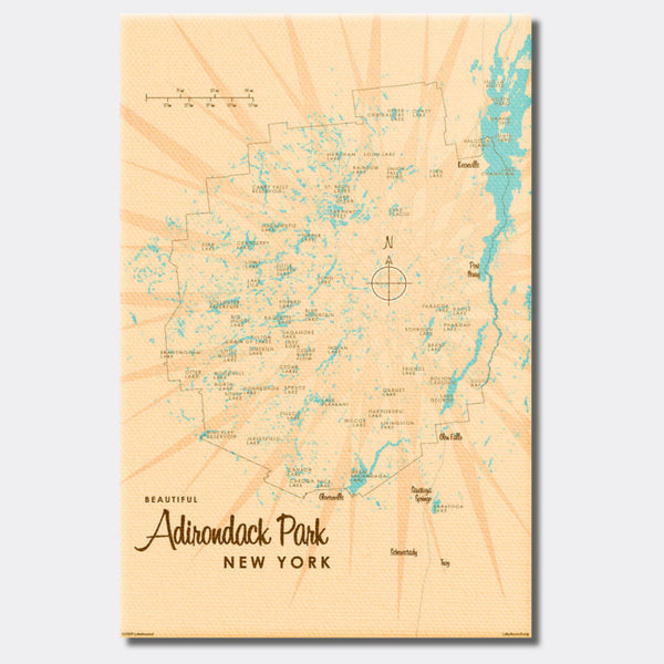 Adirondack Park New York, Canvas Print