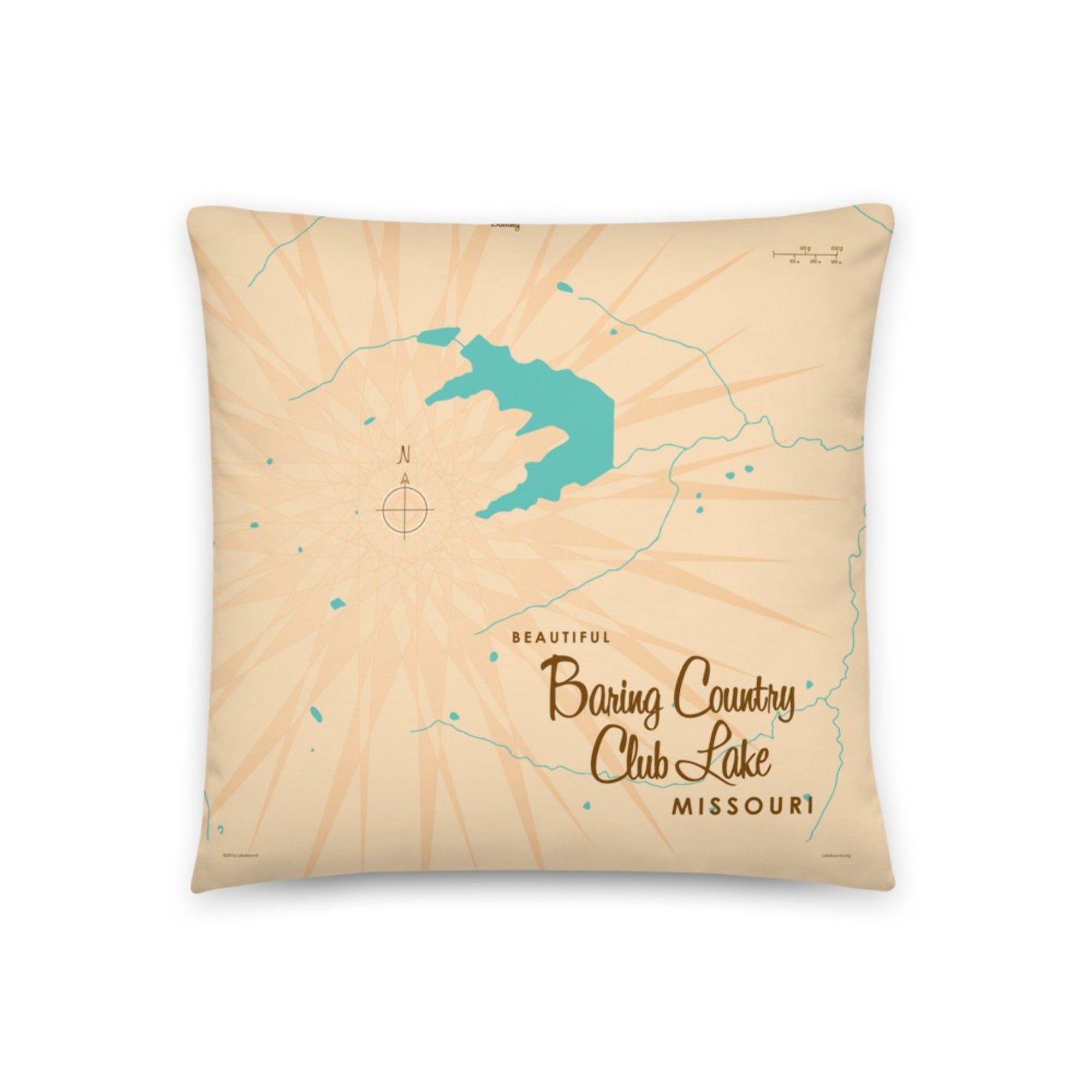 Baring Country Club Lake Missouri Pillow