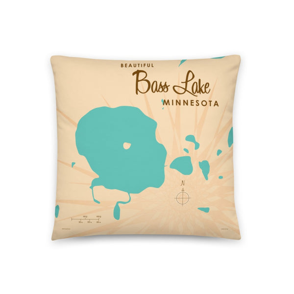 Bass Lake Minnesota Pillow