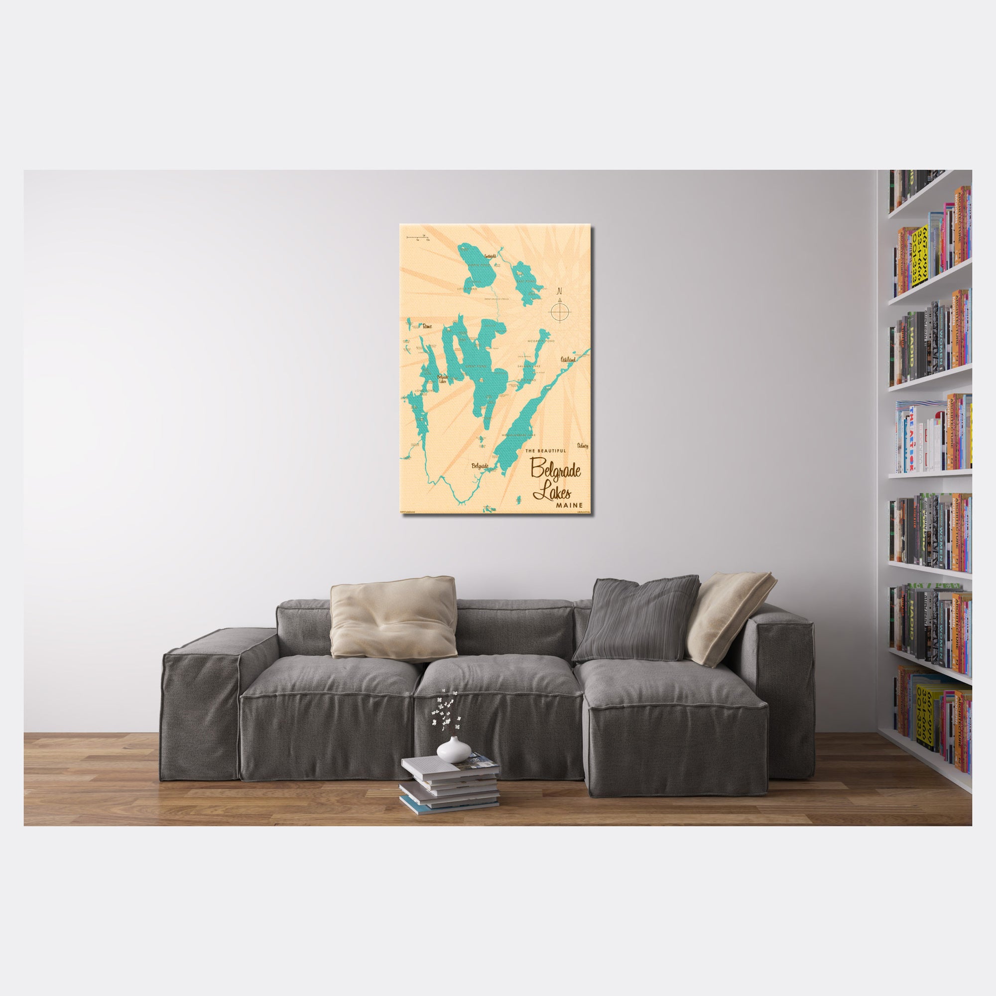 Belgrade Lakes Maine, Canvas Print