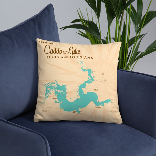 Caddo Lake Texas Louisiana Pillow