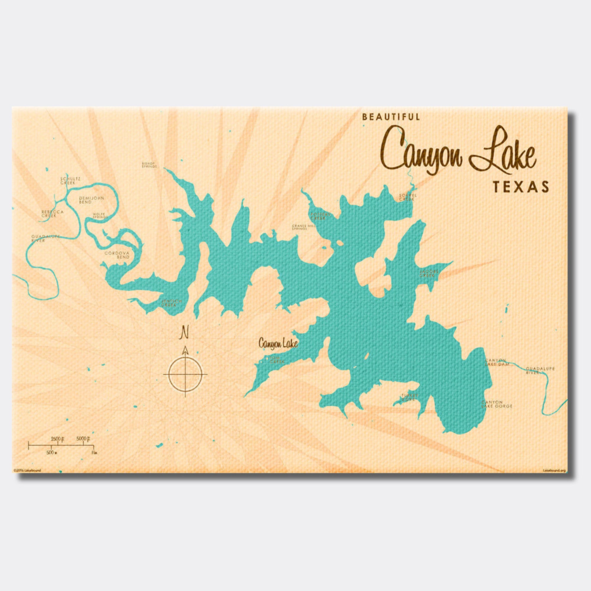 Canyon Lake Texas, Canvas Print