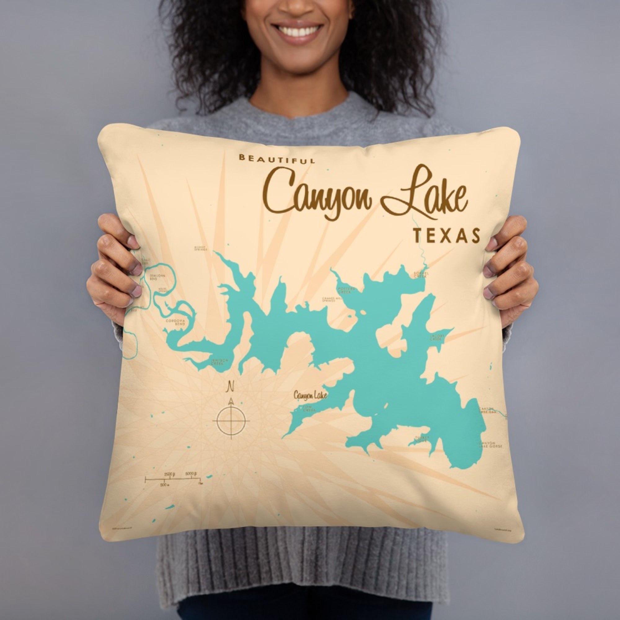 Canyon Lake Texas Pillow