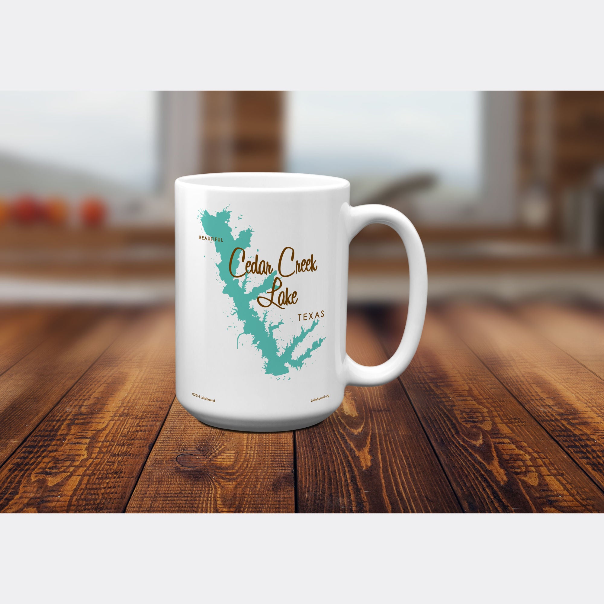 Cedar Creek Lake Texas, 15oz Mug