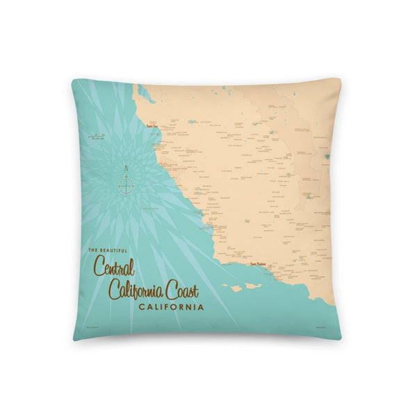 Central California Coast Pillow