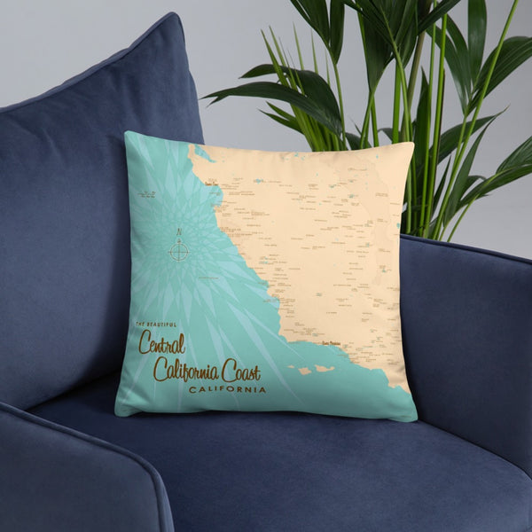 Central California Coast Pillow