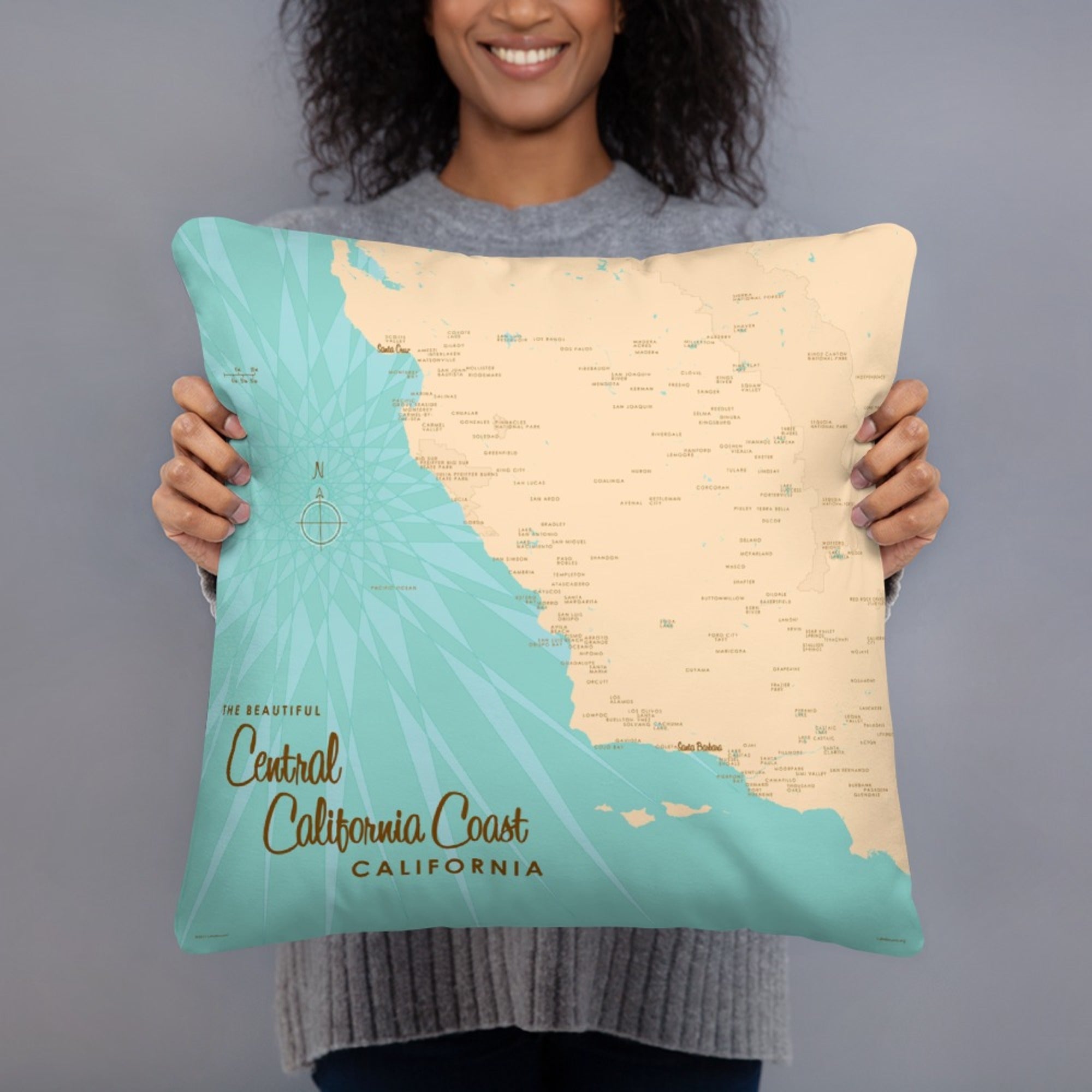 Central California Coast Pillow