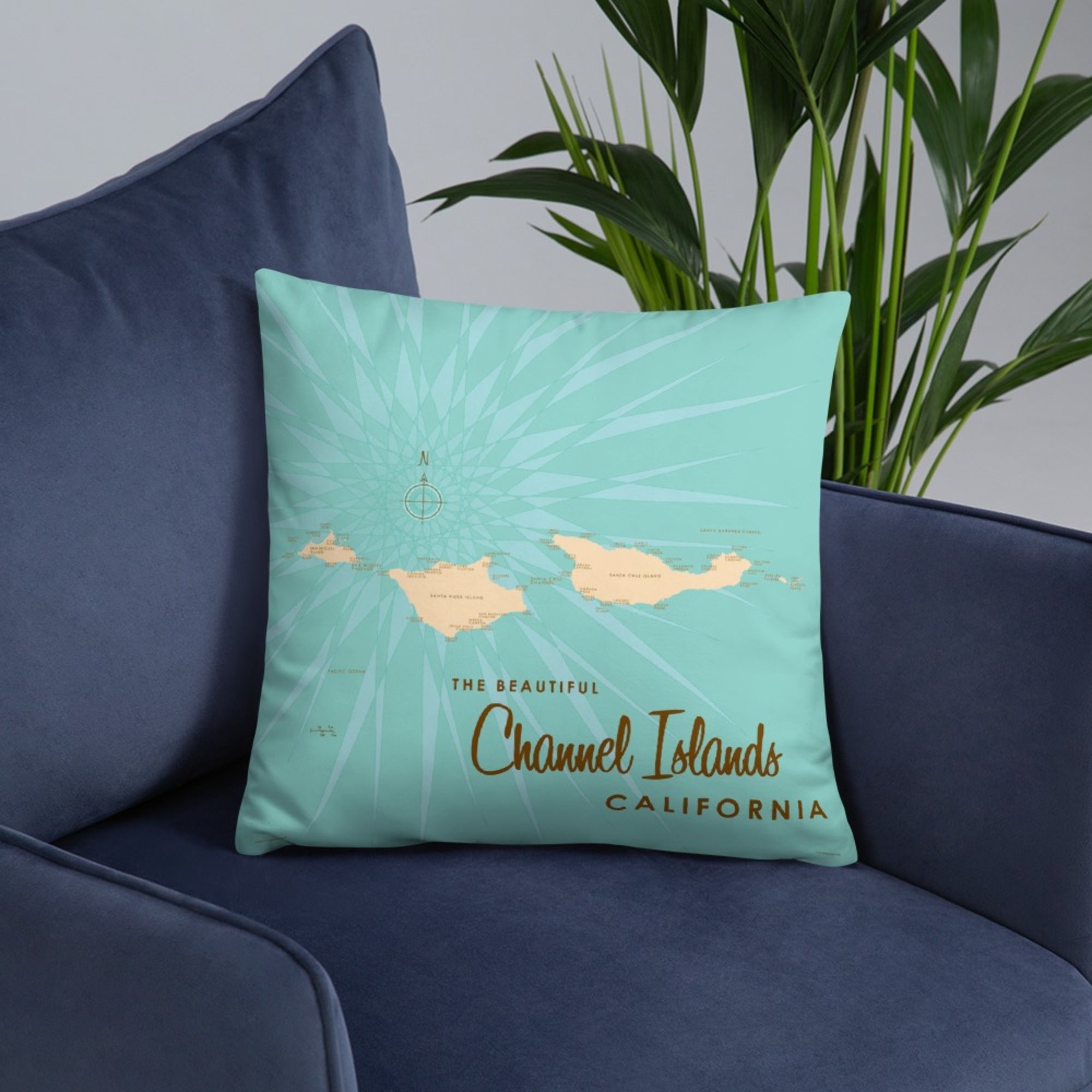 Channel Islands California Pillow