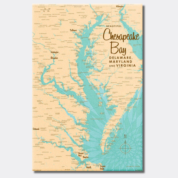 Chesapeake Bay Maryland Virginia, Canvas Print