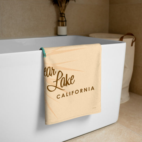 Clear Lake California Beach Towel