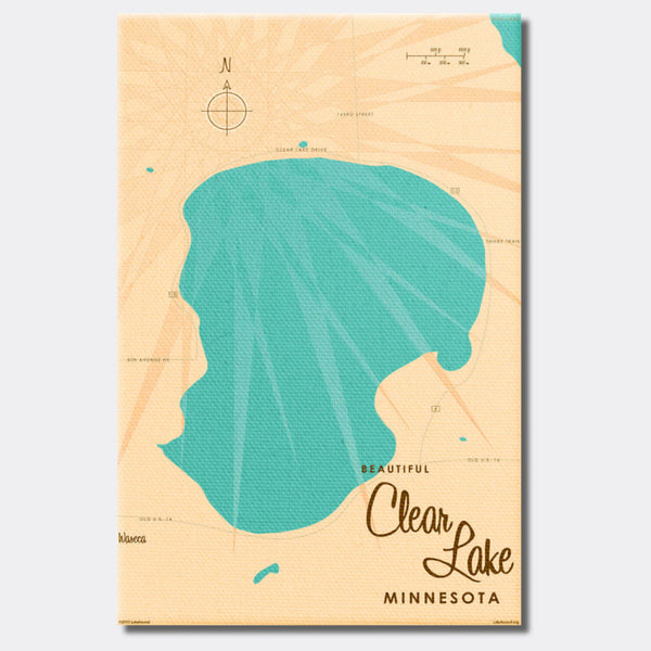 Clear Lake Minnesota, Canvas Print