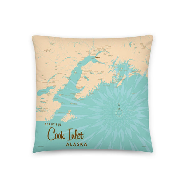 Cook Inlet Alaska Pillow