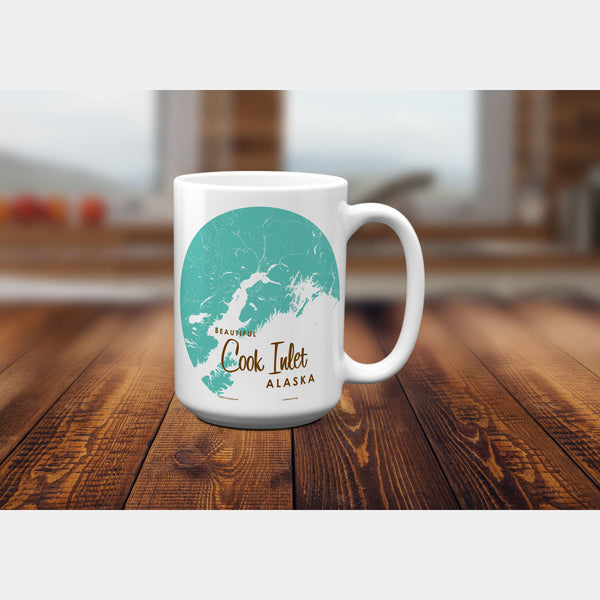 Cook Inlet Alaska, 15oz Mug