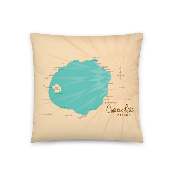 Crater Lake Oregon Pillow