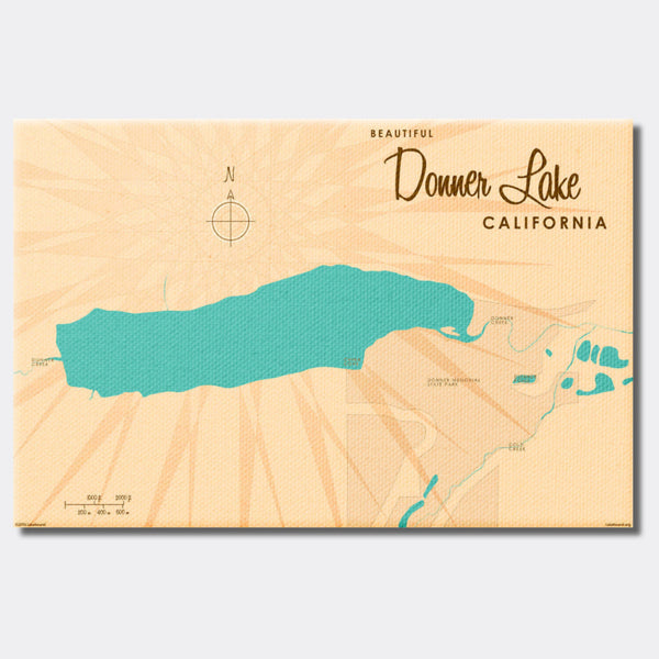 Donner Lake California, Canvas Print